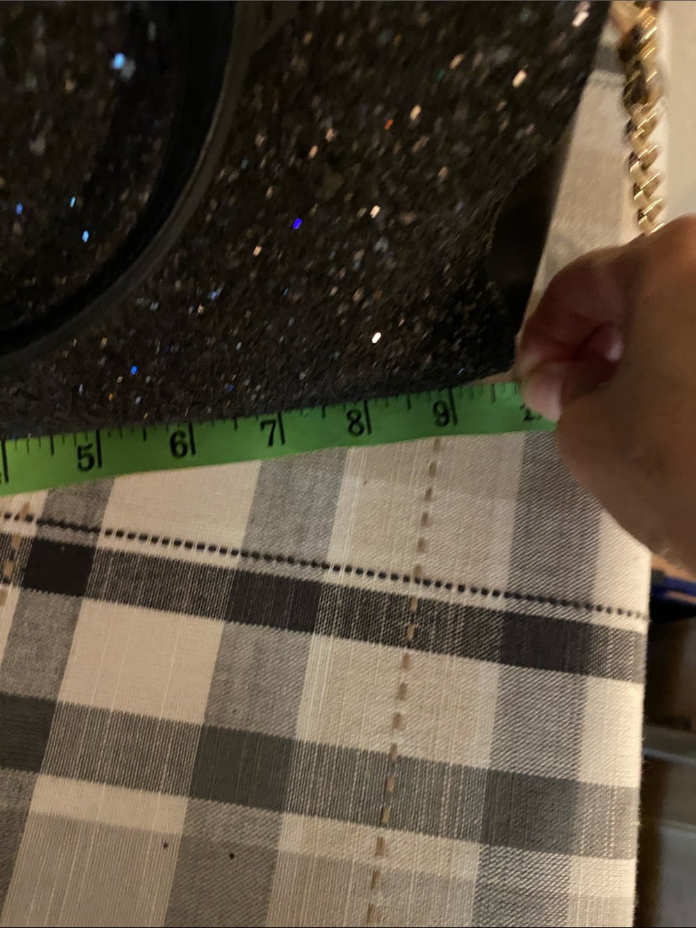 Kate Spade 
Black Mini Reiley Laurel Way Purse- Glitter Mini
New without tags - Picture 10 of 14